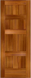 Flat Panel Madison Teak Doors